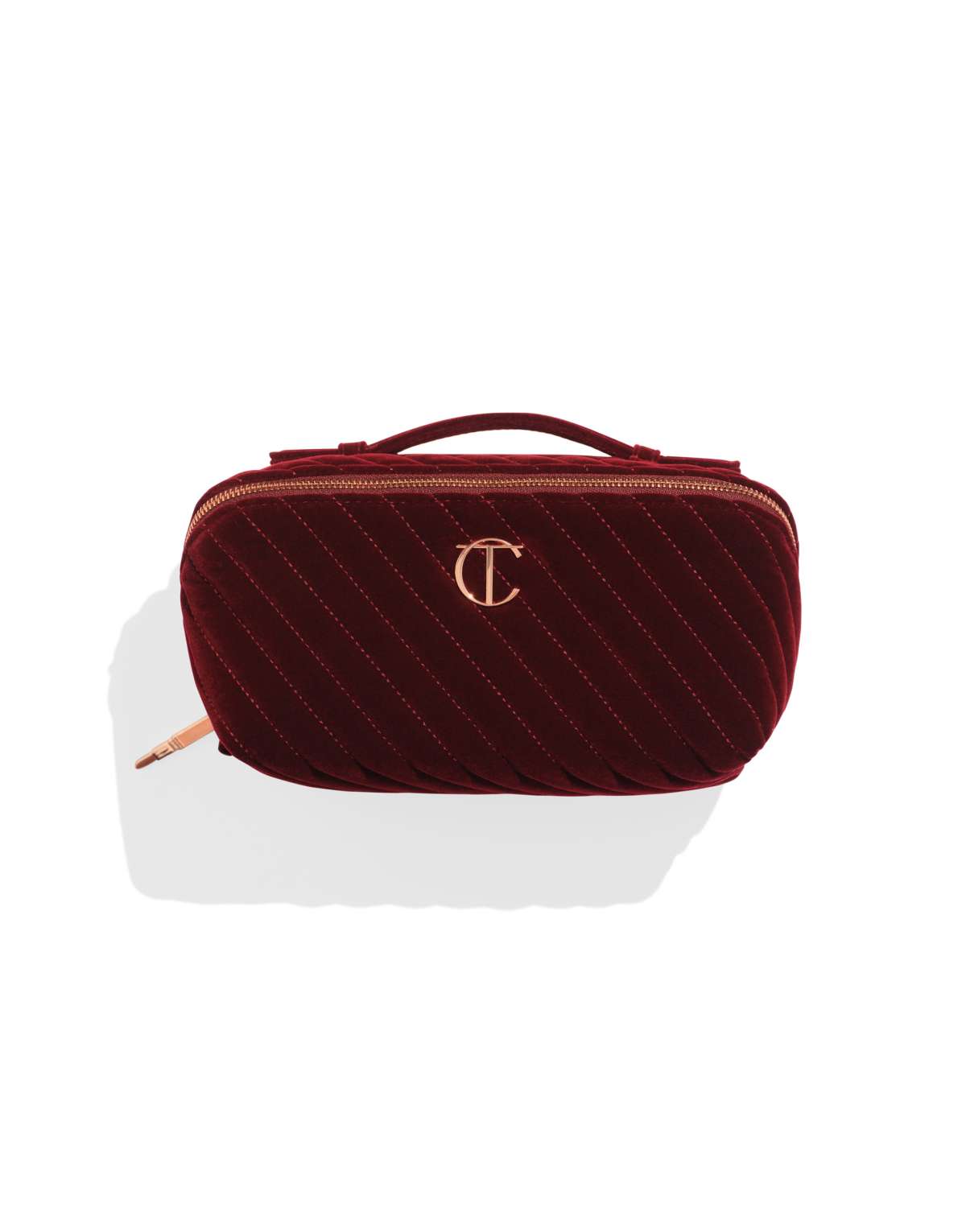 Charlotte Tilbury Organizer Velvet Makeup Bag - Large