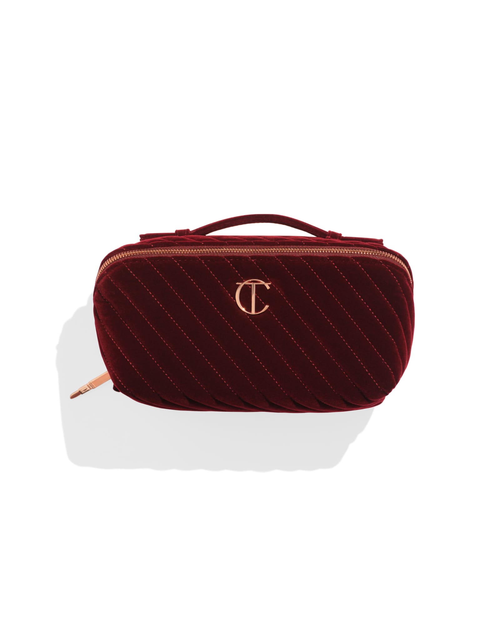 Бархатная косметичка-органайзер Charlotte Tilbury - Большая