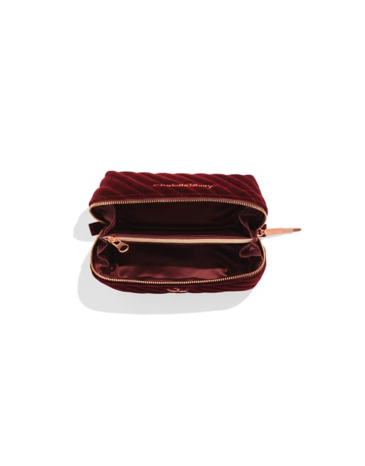 Charlotte Tilbury Organizer Velvet Makeup Bag - Small