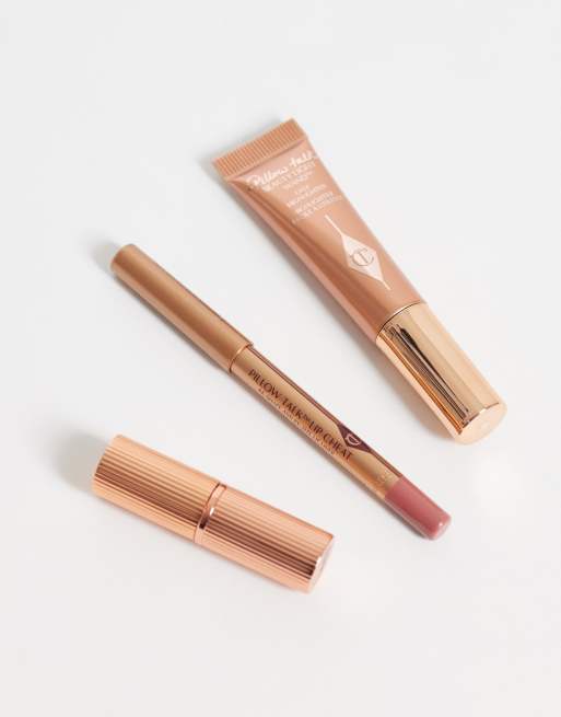 Charlotte Tilbury Pillow Talk Iconic Lip + Cheek Kit - Original, 3 of 4