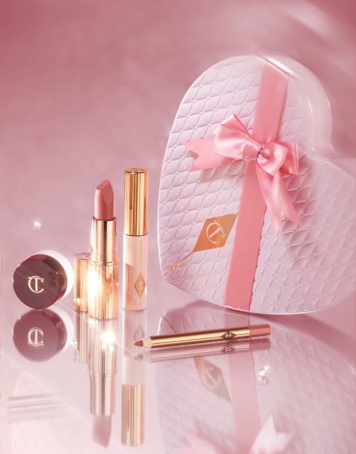 Charlotte Tilbury - Pillow Talk Icons On The Go - Coffret de produits format voyage (36 % d'économies), 5 de 5