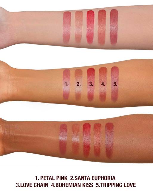 Charlotte Tilbury – Tinted Love – Róż do ust i policzków – Santa Euphoria, 3 z 4