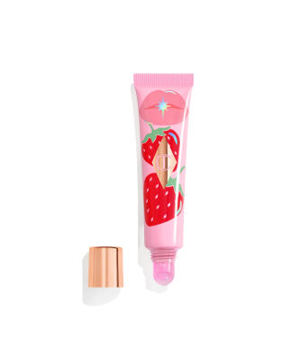 Charlotte Tilbury - Unreal Lips - Healthy Glow Nectar - Huile à lèvres - Juicylicious Strawberry Vanilla-rose