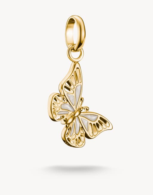 Charm color oro amarillo y blanco Connect de Thomas Sabo