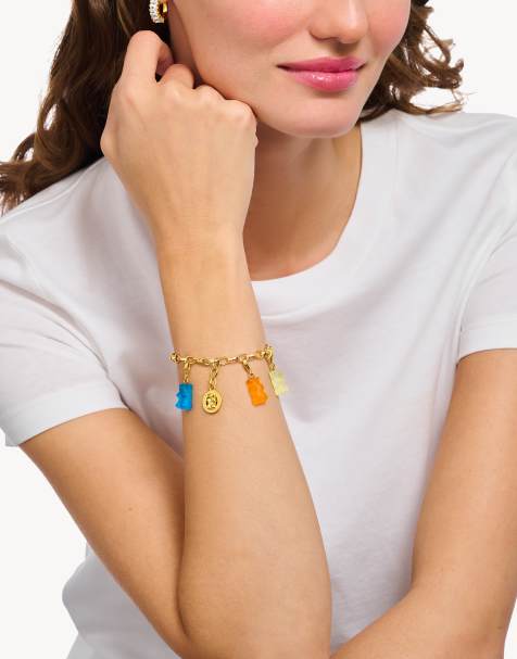 Charm de plata de ley 925 chapada en oro amarillo de 18 quilates de Thomas Sabo - view 1