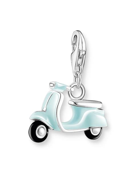 Charm en forma de Vespa de plata de ley 925 de Thomas Sabo - view 1