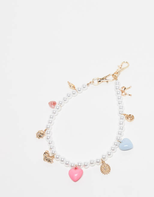 Charm para el bolso de cuentas con llavero de Reclaimed Vintage