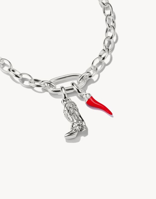 Charm plateado y blanco de Thomas Sabo, 2 de 3