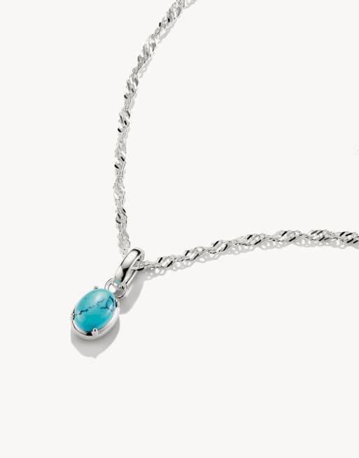 Charm plateado y turquesa de Thomas Sabo, 2 de 4