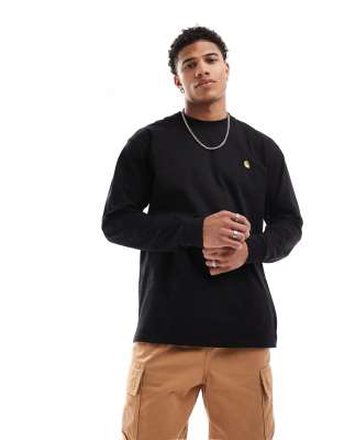 Chase langærmet sort T-shirt fra Carhartt WIP