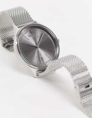 Дизайнерские часы  Asos Часы HUGO 1530135-Серебристый