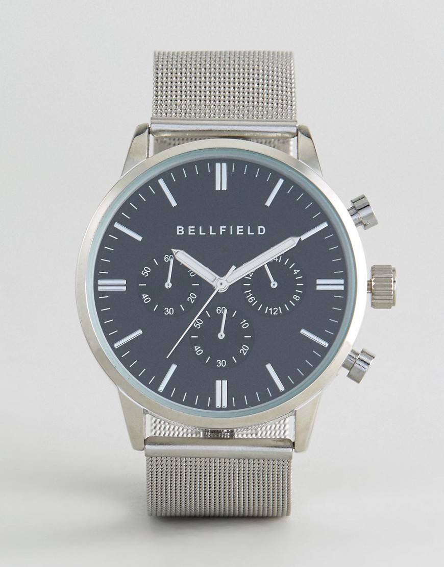 фото Часы с серебристым ремешком bellfield-серебряный