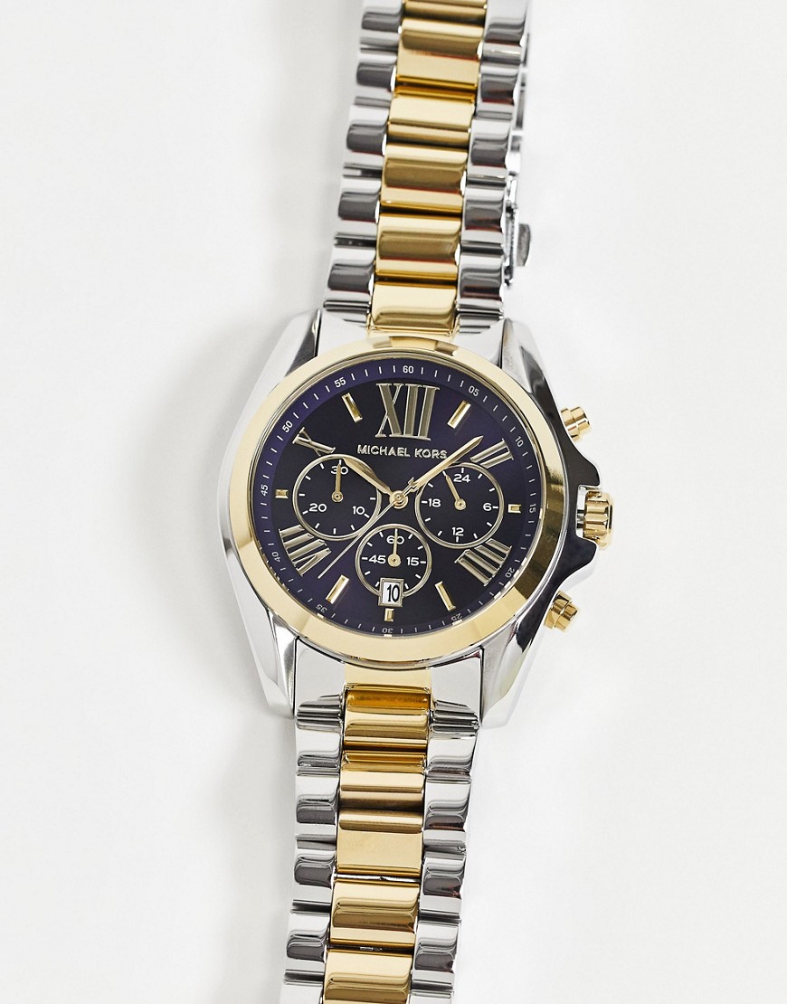 Часы с ремешком-браслетом из комбинированных металлов Michael Kors Bradshaw MK5976-Многоцветный