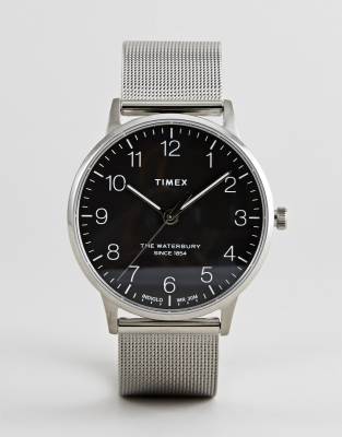 фото Часы timex tw2r71500 waterbury-серебряный