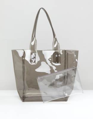 clear jelly tote bags