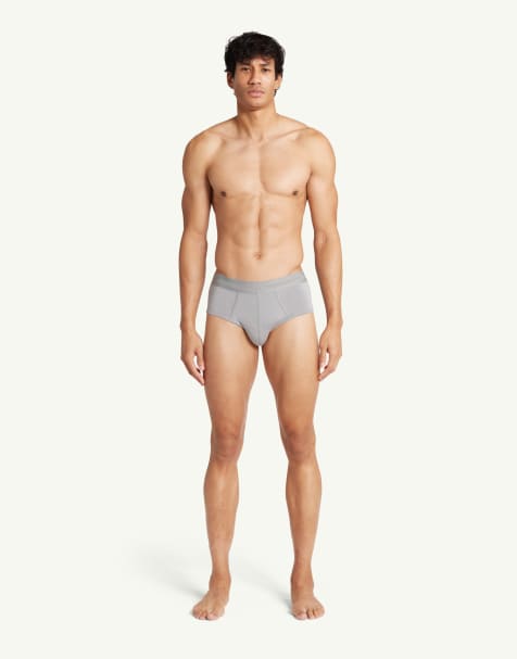 Che Studios – Gråbeige boxerkalsonger med ton-i-ton-färgat midjeband, 3-pack - view 1