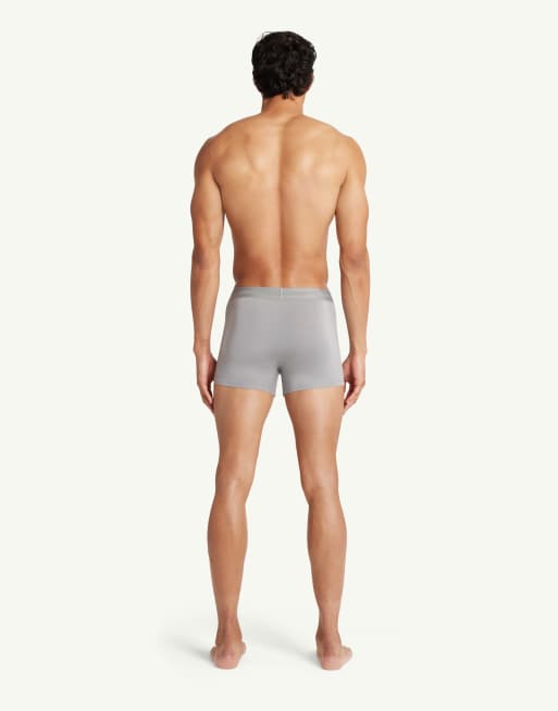 Che Studios – Gråbeige boxershorts med ton-i-ton-färgat midjeband, 3-pack, 4 av 4