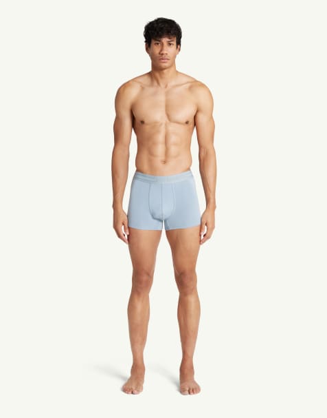CHÉ Studios - Set van 3 boxershorts met ton-sur-ton tailleband in zachtblauw - view 1