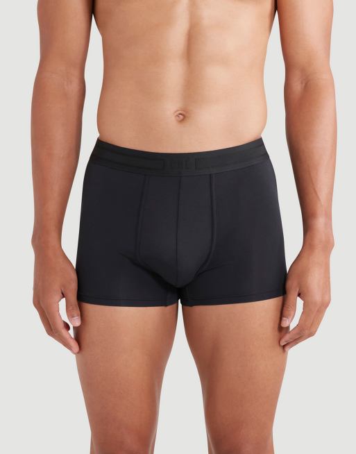 Che Studios - Sorte boksershorts med linning i samme farve i pakke med 3 par