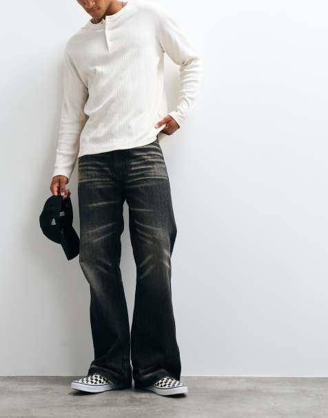 Cheap Monday Boo bootcut jeans in vintage black wash - view 1
