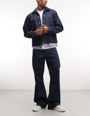Cheap Monday Boo Bootleg Rigid Bootcut Jeans In Blue