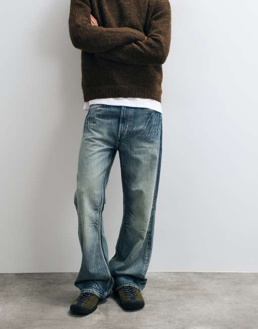 Cheap Monday Boo Bootleg rigid bootcut jeans met vervaagde blauwe wassing, 3 van 5
