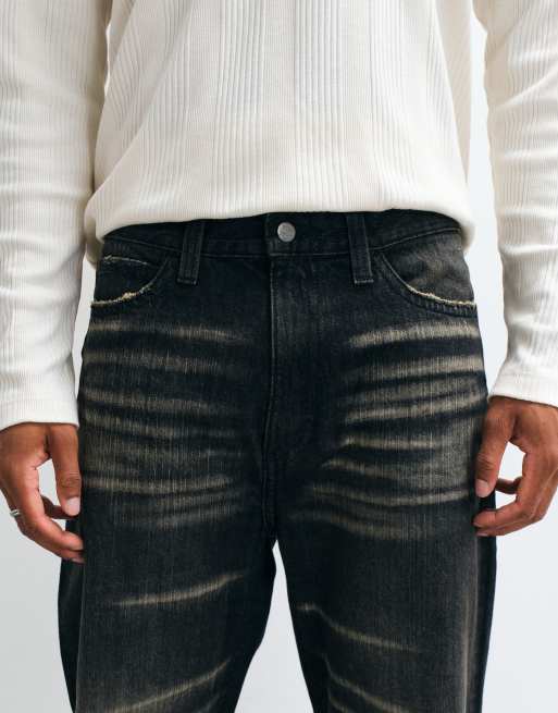 Cheap Monday Boo jeansy bootcut w vintage czarnym spraniu, 5 z 5