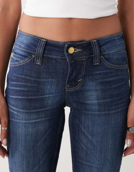 Cheap Monday – Booty Bei – Bootcut-Jeans in Star-Dunkelblau mit Stretchanteil und niedrigem Bund, 5 von 5