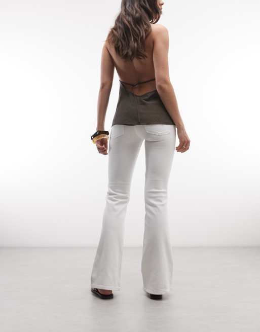 Cheap Monday Booty Bei flared jeans in white, 3 of 5