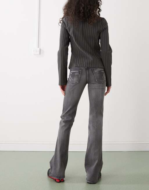 Cheap Monday - Booty Bei - Lavtaljede sorte jeans med stretch, 3 af 5