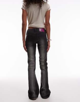 Cheap Monday Booty Bei Stretch Low Rise Bootcut Jeans In Multi