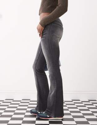Cheap Monday Booty Bei Stretch Low Rise Bootcut Jeans In Black