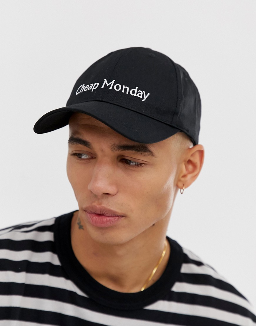 Cheap Monday - Cappellino con logo-Nero