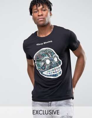 cheap monday skull t shirt