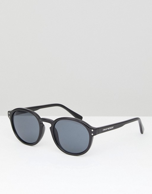 Cheap Monday Cytric Round Sunglasses Black