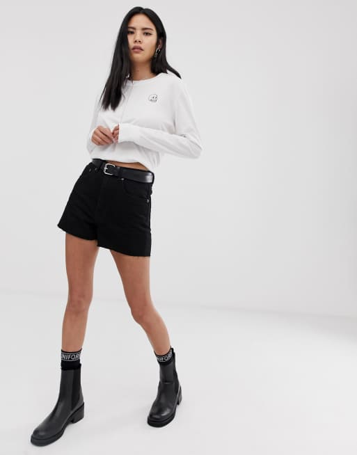 Cheap Monday – Donna – Szorty z denimu typu mom