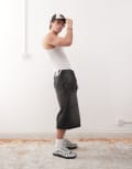 [Cheap Monday] Cheap Monday Dunno jorts in black web wash 38 Black