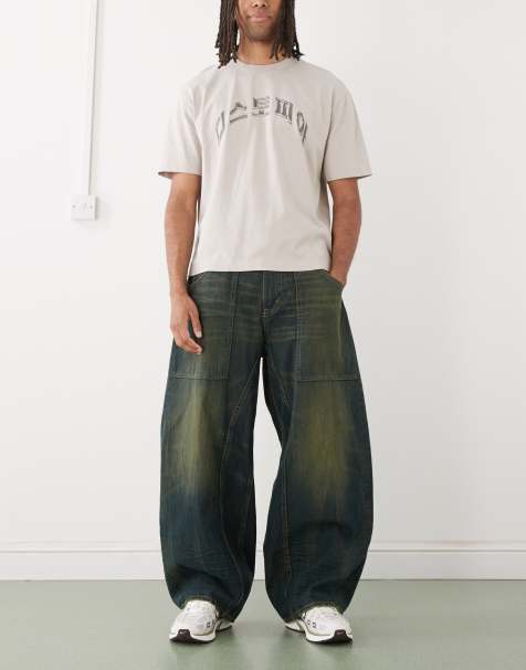 Cheap Monday Dunno super baggy skater jeans in khaki wash - view 1