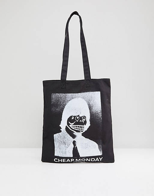 Cheap Monday Funny Face Tote Bag