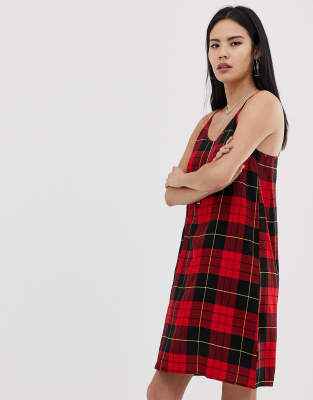 asos plaid dress