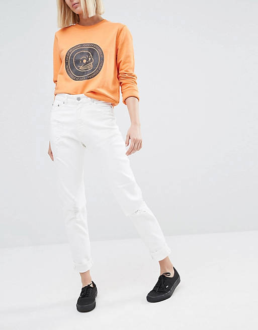 Cheap Monday High Rise Cropped Mom Jeans