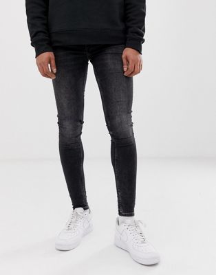 cheap monday super skinny jeans in black