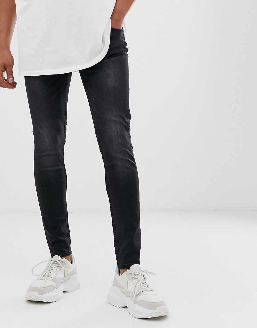 Cheap Monday Him Spray super skinny jeans in washed black