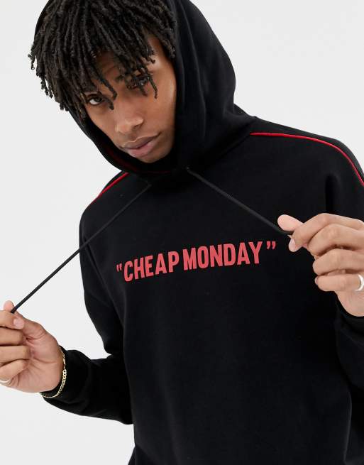 Cheap monday shop hoodie black