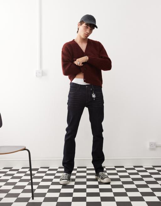 Cheap Monday - Issue - Jean slim - Bleu étoile foncé délavé
