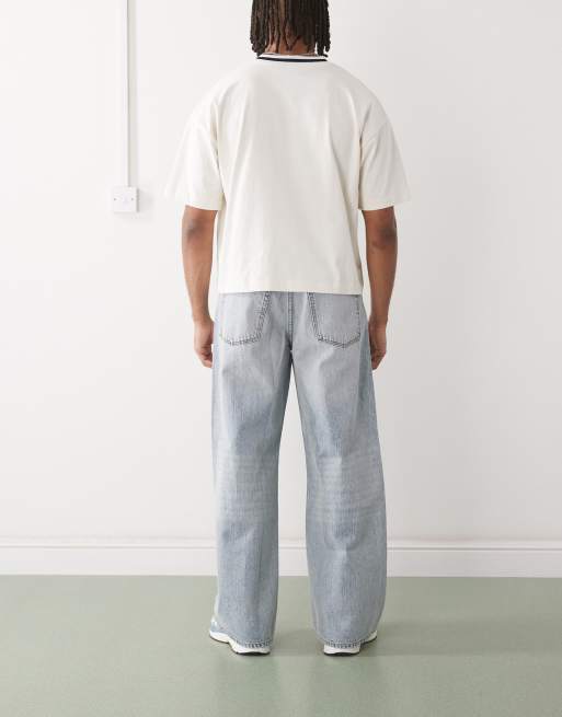 Cheap Monday - Jeans ampi blu lavaggio chiaro , 3 di 5