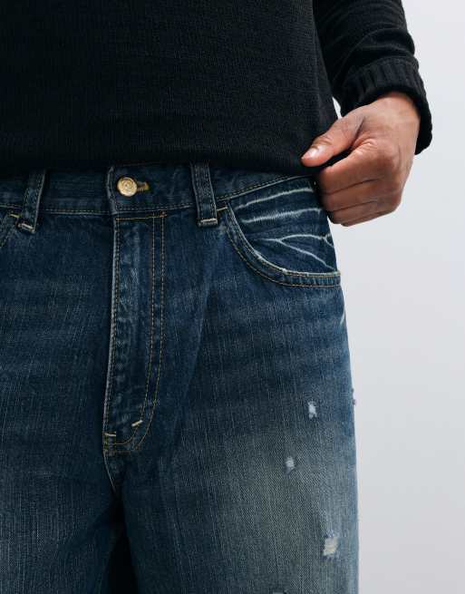 Cheap Monday jeans baggy più ampi in lavaggio blu slavato, 4 di 5