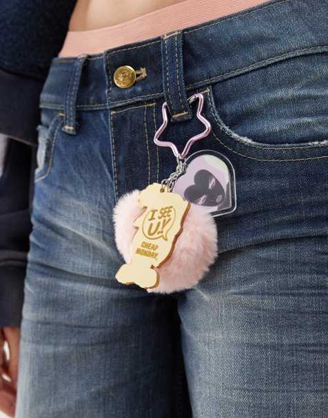 Cheap Monday key ring with cartoon elephant - view 1