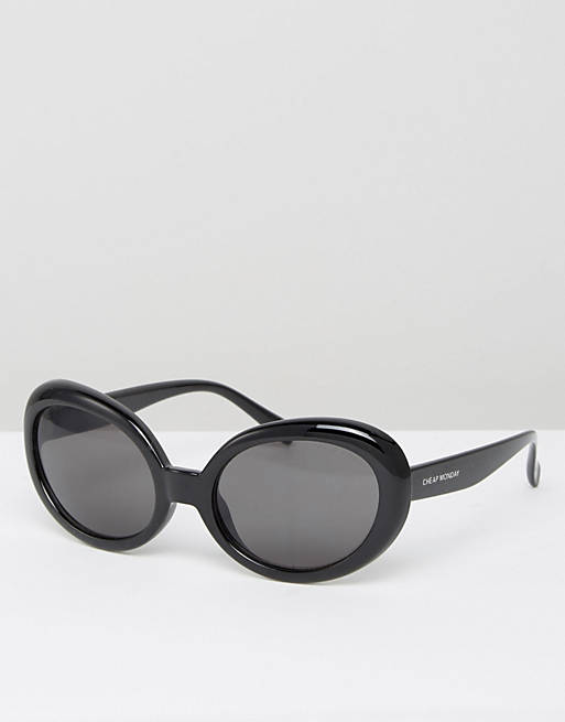 Cheap Monday Kurt Cat Eye Sunglasses in Black