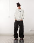 [Cheap Monday] Cheap Monday Looser baggy jeans in black rinse wash W26 L32 RINSE WASH BLACK